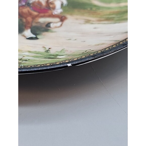 VILLAGE LIFE OF RUSSIA BRINGING HOME THE HARVEST COLLECTIBLE PLATE WITH COA - Picture 3 of 4